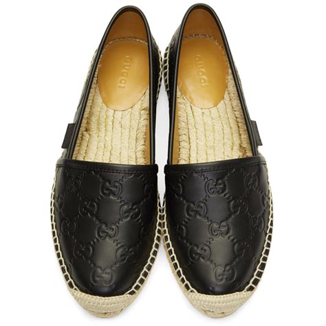 gucci black suede espadrilles|Gucci espadrilles farfetch.